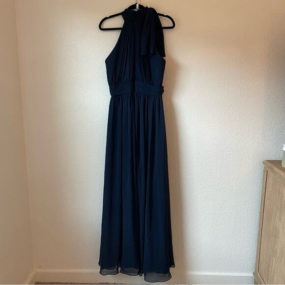 Ieena Mac Duggal High Neck Chiffon Gown #55035 - Picture 5 of 7